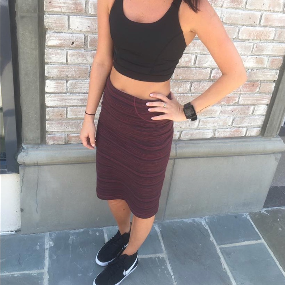 Tube  and from skirt